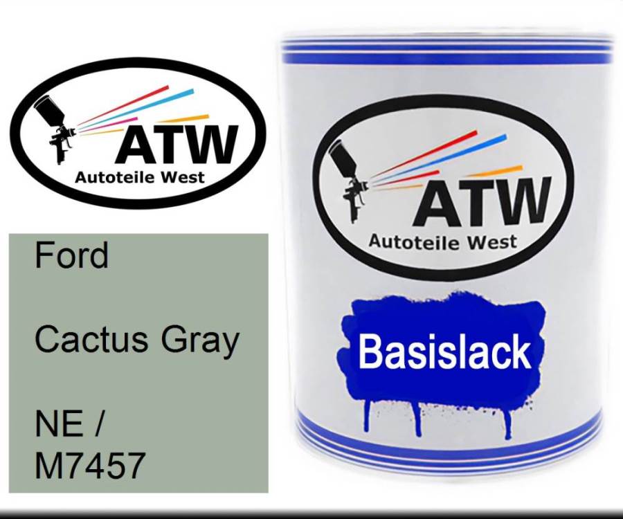 Ford, Cactus Gray, NE / M7457: 1L Lackdose, von ATW Autoteile West.